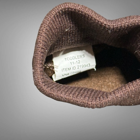 L.L. Bean Toddlers' Animal Paws Slippers Brown Bear Size 11/12 Toddler - Picture 3 of 11